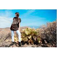 5-in-1 Tunic Brown Butterfly